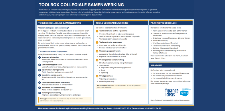 nw factsheet toolbox collegiale samenwerking