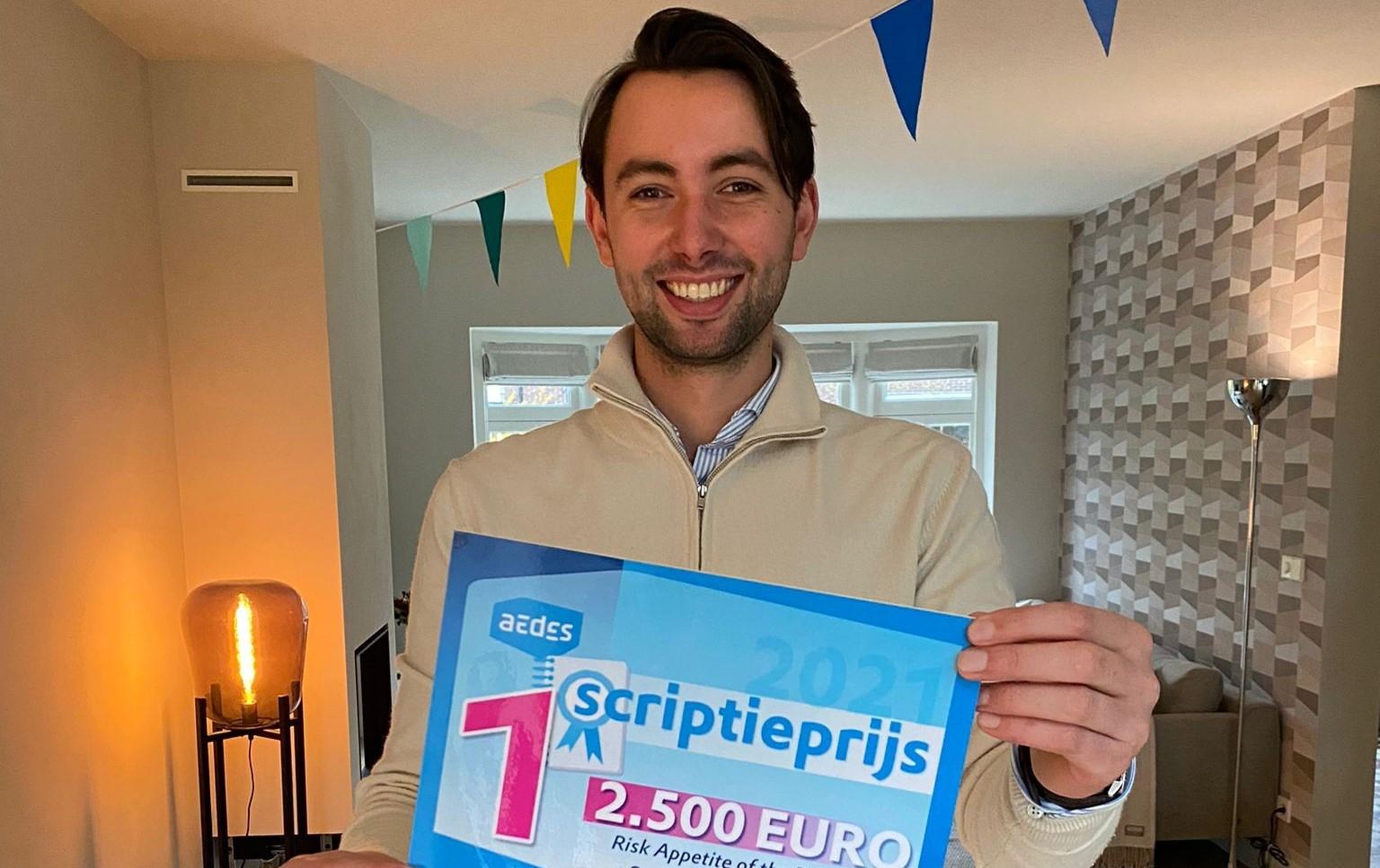 Geertjan Vrolijk won de Aedes Scriptieprijs 2021