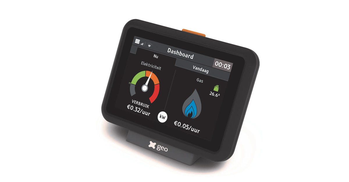 Energiedisplay om energie te besparen