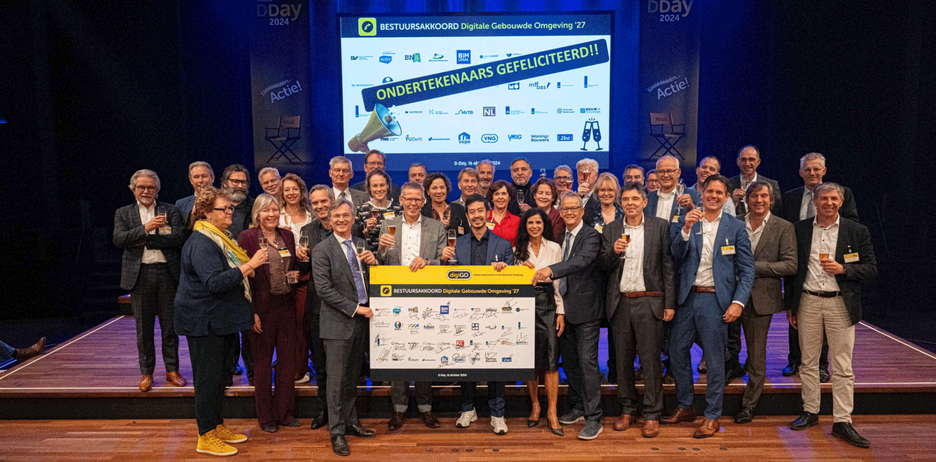 39 partijen hebben het Bestuursakkoord Digitale Gebouwde Omgeving ondertekend