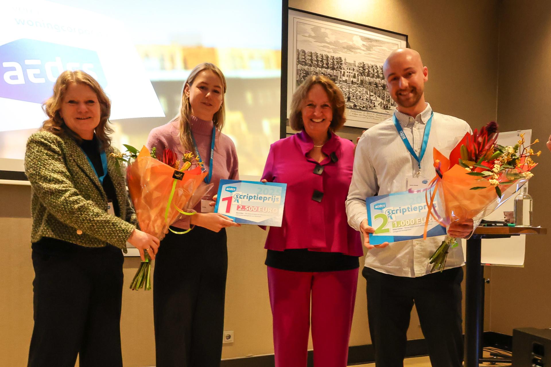 Winnaars Aedes-scriptieprijs 2025