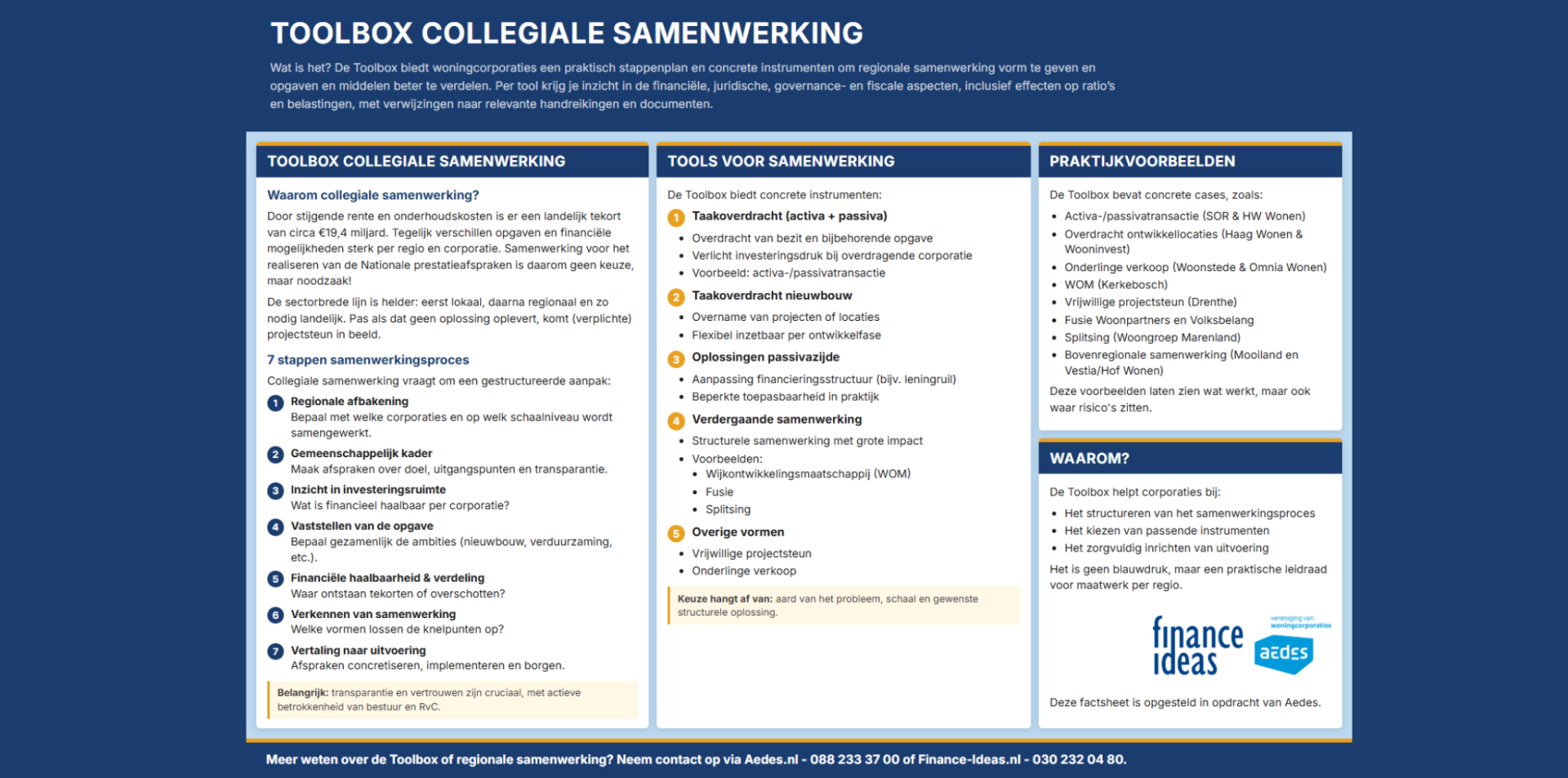 nw factsheet toolbox collegiale samenwerking
